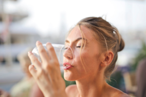 drinking water